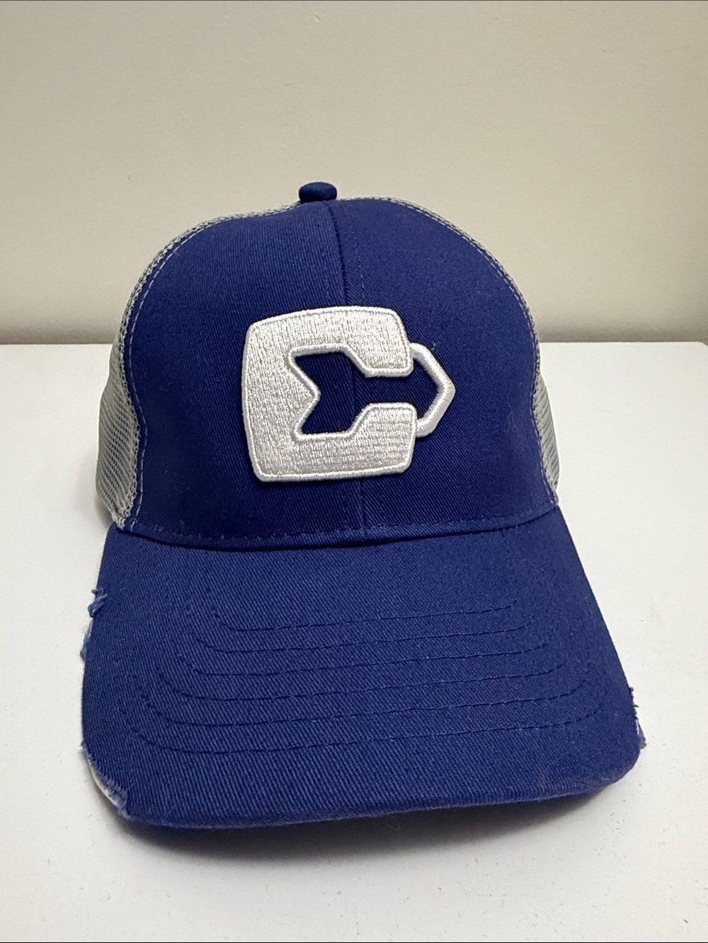 Cooper 50th Anniversary Blue Strapback Trucker Hat
